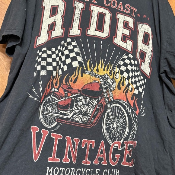 Goodie Two Sleeves West Coast Rider Vintage Motorcycle Club Tee XL - Picture 2 of 3